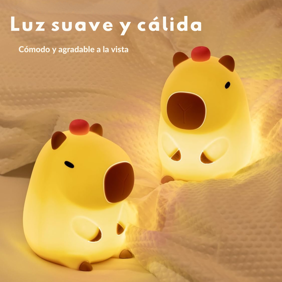 LÁMPARA LED CON DISEÑO DE CAPYBARA