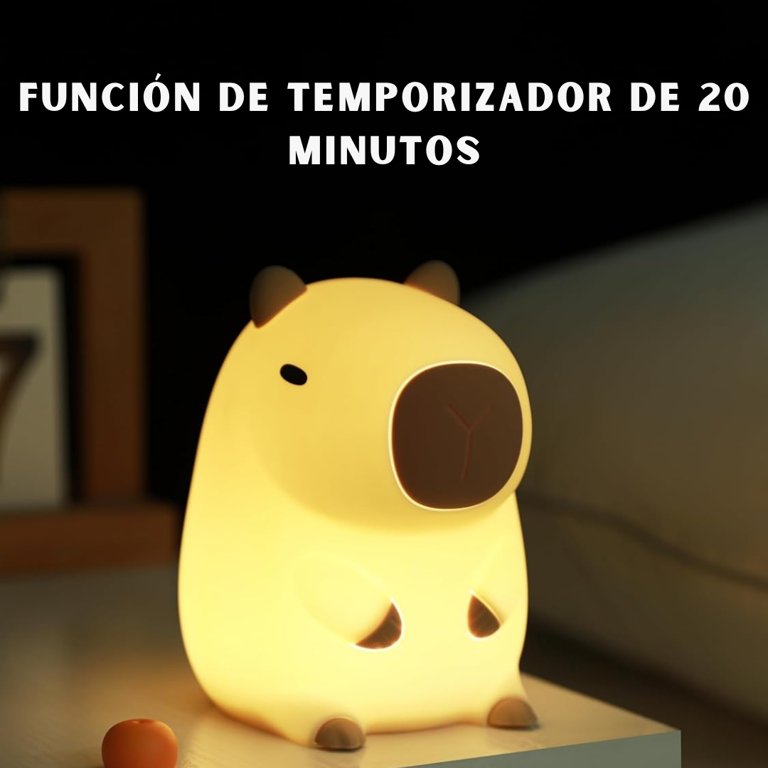 LÁMPARA LED CON DISEÑO DE CAPYBARA