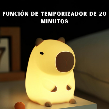 LÁMPARA LED CON DISEÑO DE CAPYBARA