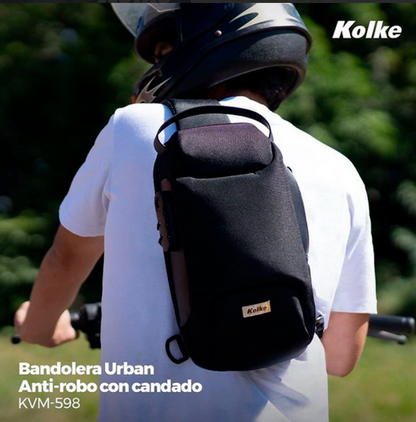 MOCHILA BANDOLERA CRUZADA CON DISEÑO MODERNO