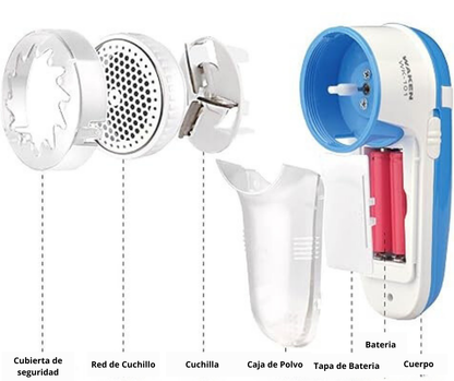 REMOVEDOR DE PELUSAS(ELÉCTRICO-PILAS)